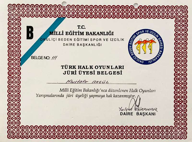 J�ri �yesi Belgesi